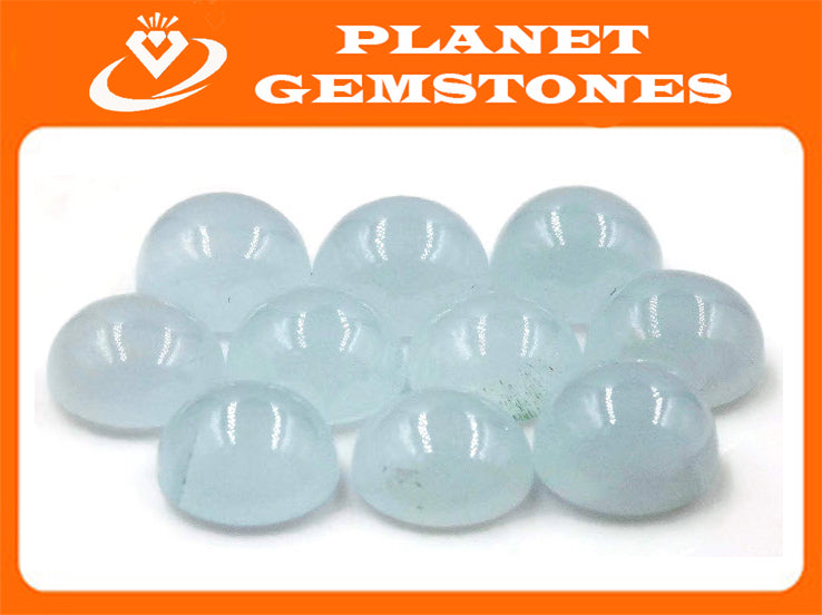 Natural Aquamarine 10mm-Aquamarine-Planet Gemstones