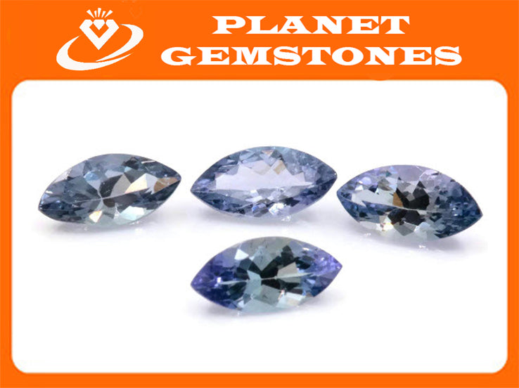 Natural tanzanite Tanzanite Gemstone December birthstone DIY Jewelry Tanzanite tanzanite DIY Jewelry Supplies MQ 9x4.5mm-Tanzanite-Planet Gemstones