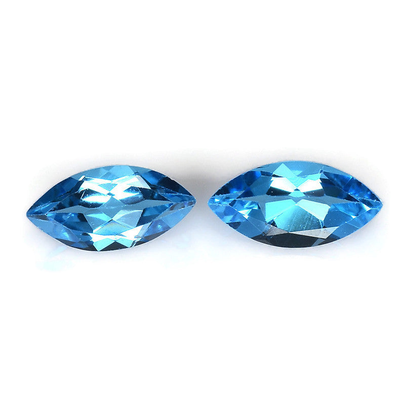 Topaz Marquise 8x4mm-Blue Topaz-Planet Gemstones