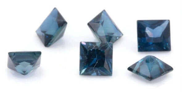 Blue Sapphire 3mm 0.20ct Square Cushion Sapphire Gemstone Genuine Sapphire for Sapphire Jewelry loose sapphire Birthstone wedding gemstone-Planet Gemstones