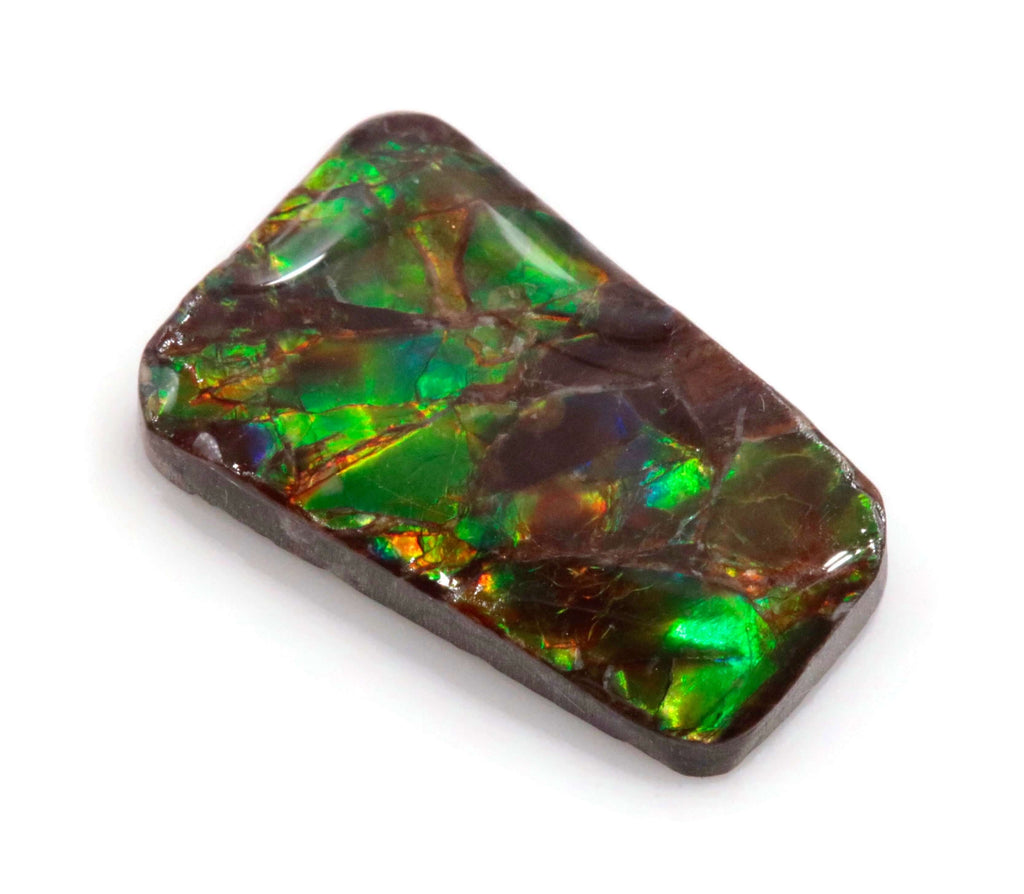 Natural Ammolite Gemstone | Cabochon Ammolite Loose Stone | Canadian Ammolite Gem | Genuine Ammolite Fancy shape 5.63CT-Ammolite-Planet Gemstones