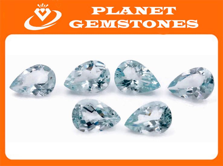 Natural Aquamarine 10x7mm-Aquamarine-Planet Gemstones