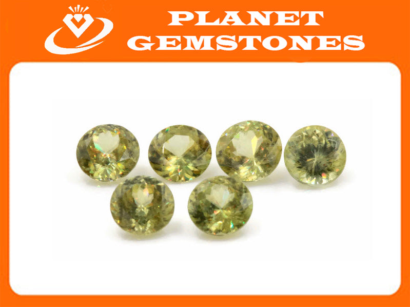 Sphene Round 5.5mm-Planet Gemstones