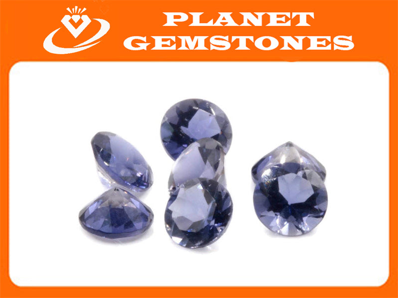 Iolite Round 6mm-Planet Gemstones