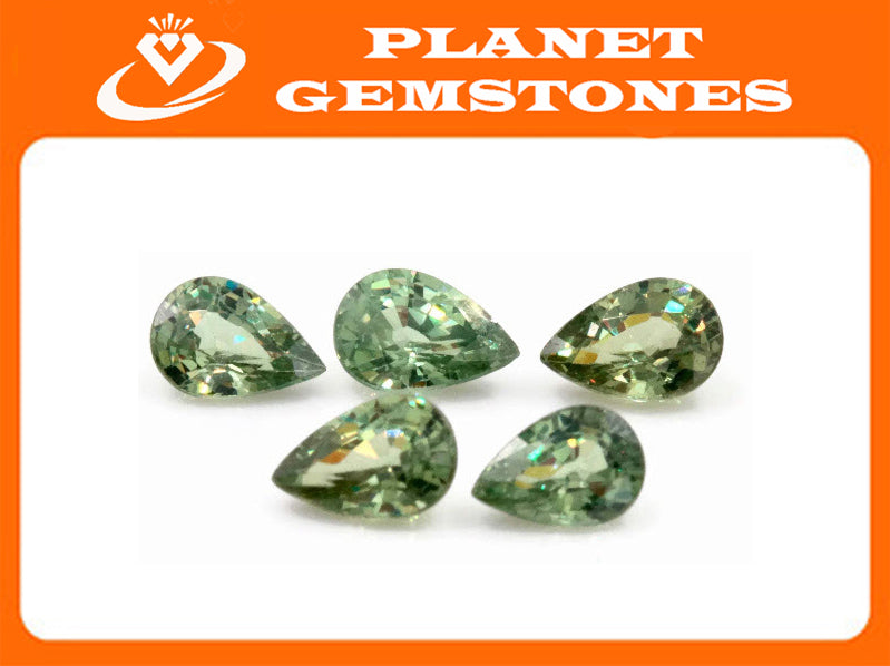Natural Demantoid Garnet Gemstone Garnet Demantoid Garnet January Gemstone 5x3mm PE Loose Stone SKU:00111369-Planet Gemstones