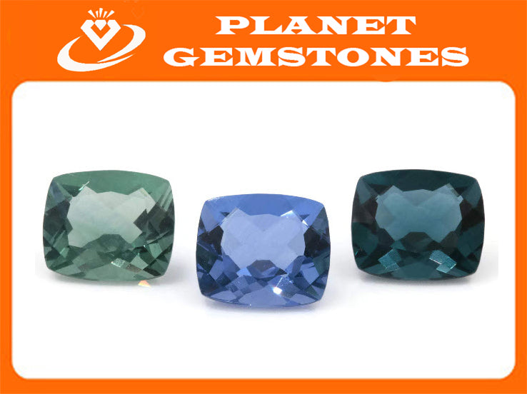 Flourite Cushion 14x12mm-Planet Gemstones