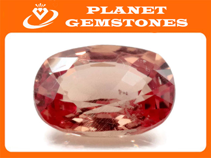 Padparadscha sapphire 7x5mm-Planet Gemstones
