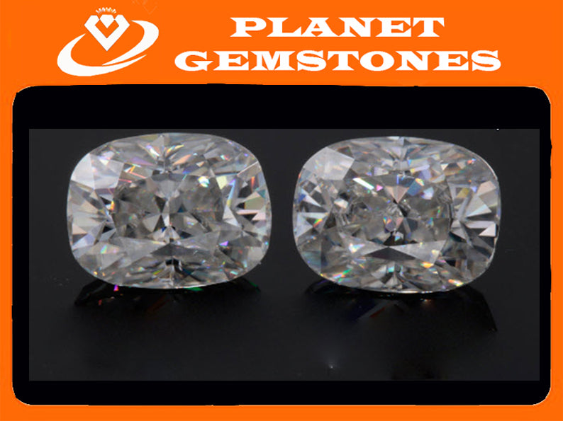 Moissanite 8x6mm-Planet Gemstones