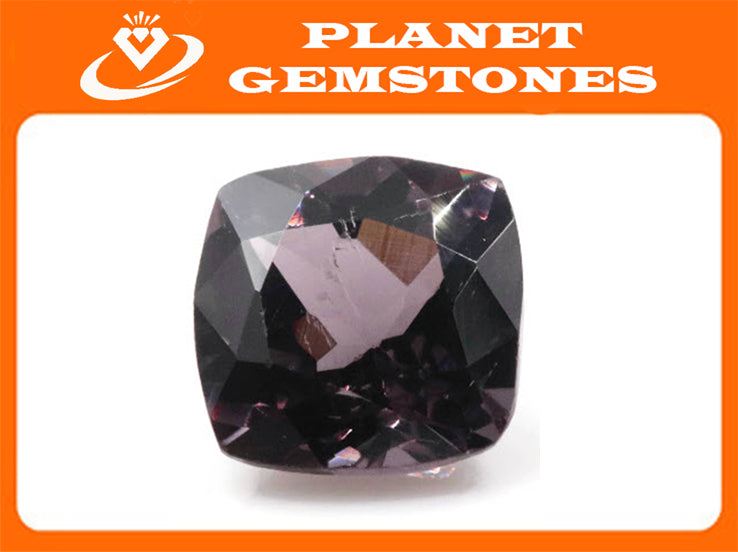 Natural Spinel Spinel Gemstone Genuine Spinel August birthstone Lavender SPINEL Faceted Spinel Cushion 6mm 1.19ct Spinel Loose stone-Planet Gemstones