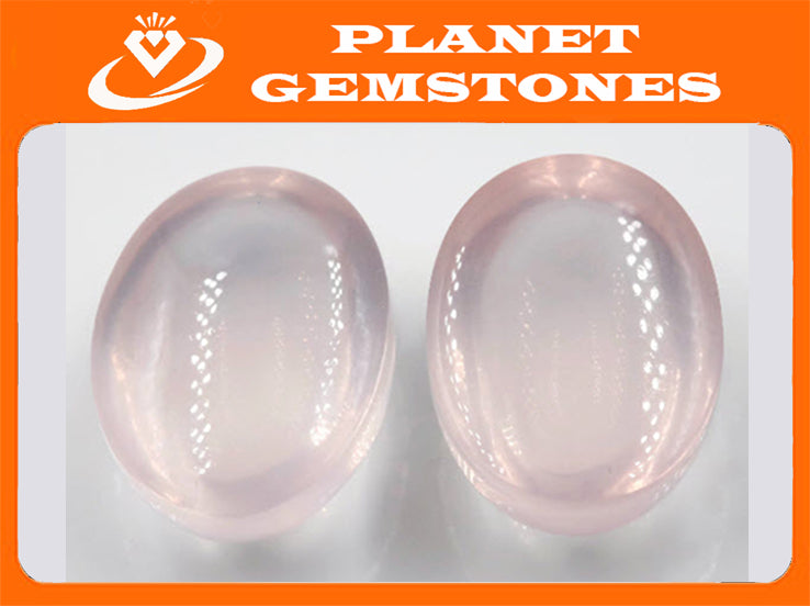 Rose Quartz Oval 14x10mm-Planet Gemstones