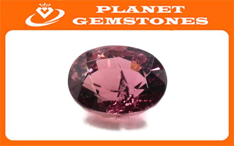Pink Tourmaline Oval 10x8mm-Tourmaline-Planet Gemstones