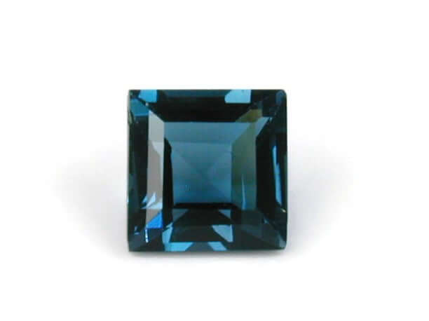 Natural Blue Topaz Gemstone Genuine Blue Topaz Faceted November Birthstone Blue Topaz London Blue Topaz Square 7.00mm 2.70cts SKU:114636-Blue Topaz-Planet Gemstones