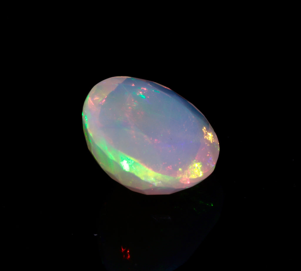 Natural Opal Ethiopian opal gemstones faceted 5-9mm SKU:114564-opal-Planet Gemstones
