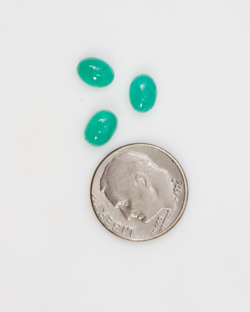 Emerald Oval 7x5mm-Emerald-Planet Gemstones