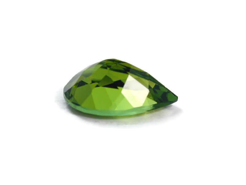 Green Tourmaline Pear 12x8mm-Tourmaline-Planet Gemstones