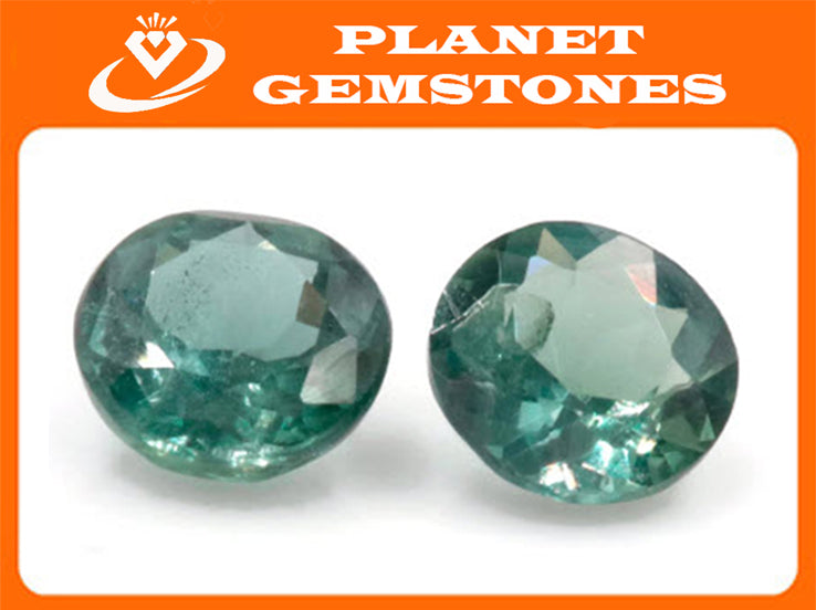 Natural Alexandrite Certify Alexandrite June birthstone Alexandrite Gemstone alexandrite DIY Jewelry Supplies Matching Pair Rd 0.62ct 4mm-Alexandrite-Planet Gemstones