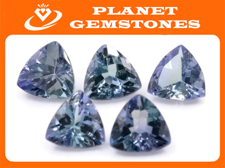 Natural tanzanite Tanzanite Gemstone December birthstone DIY Jewelry Tanzanite tanzanite DIY Jewelry Supplies TRI 6mm-Tanzanite-Planet Gemstones
