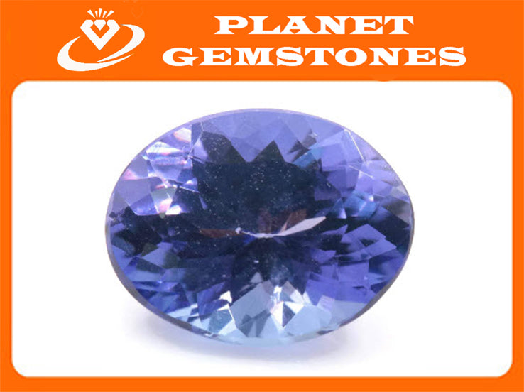 Tanzanite Oval 9x7mm-Tanzanite-Planet Gemstones