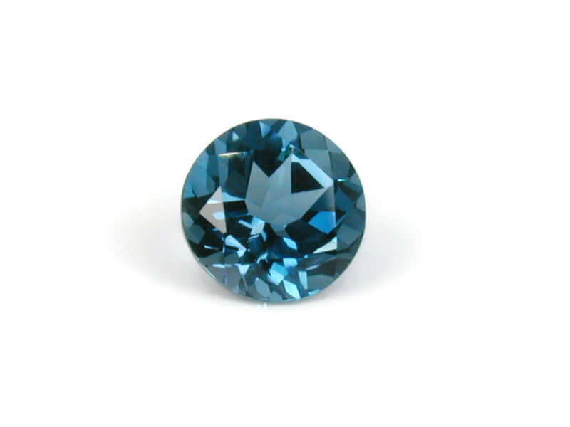 Topaz Round 9mm-Blue Topaz-Planet Gemstones
