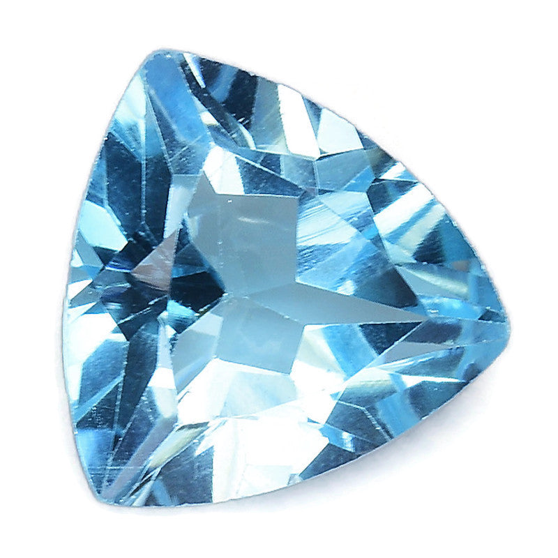 Topaz Trillion 9mm-Blue Topaz-Planet Gemstones