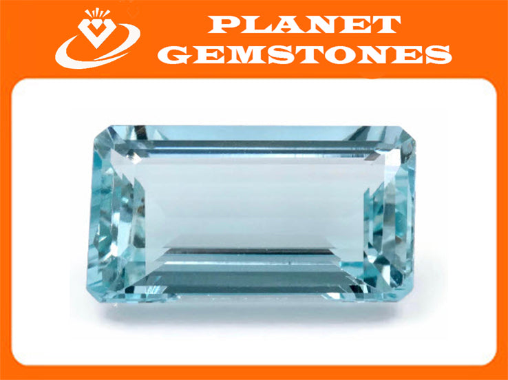 Natural Aquamarine 16x9mm 6.32ct-Aquamarine-Planet Gemstones