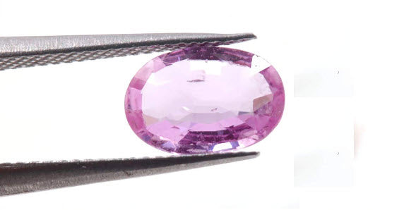 Natural Pink Sapphire Ov 7x5mm 0.90ct September Birthstone Sapphire Gemstone DIY Jewelry Supply Sapphire healing stone sapphire SKU:113134-Planet Gemstones