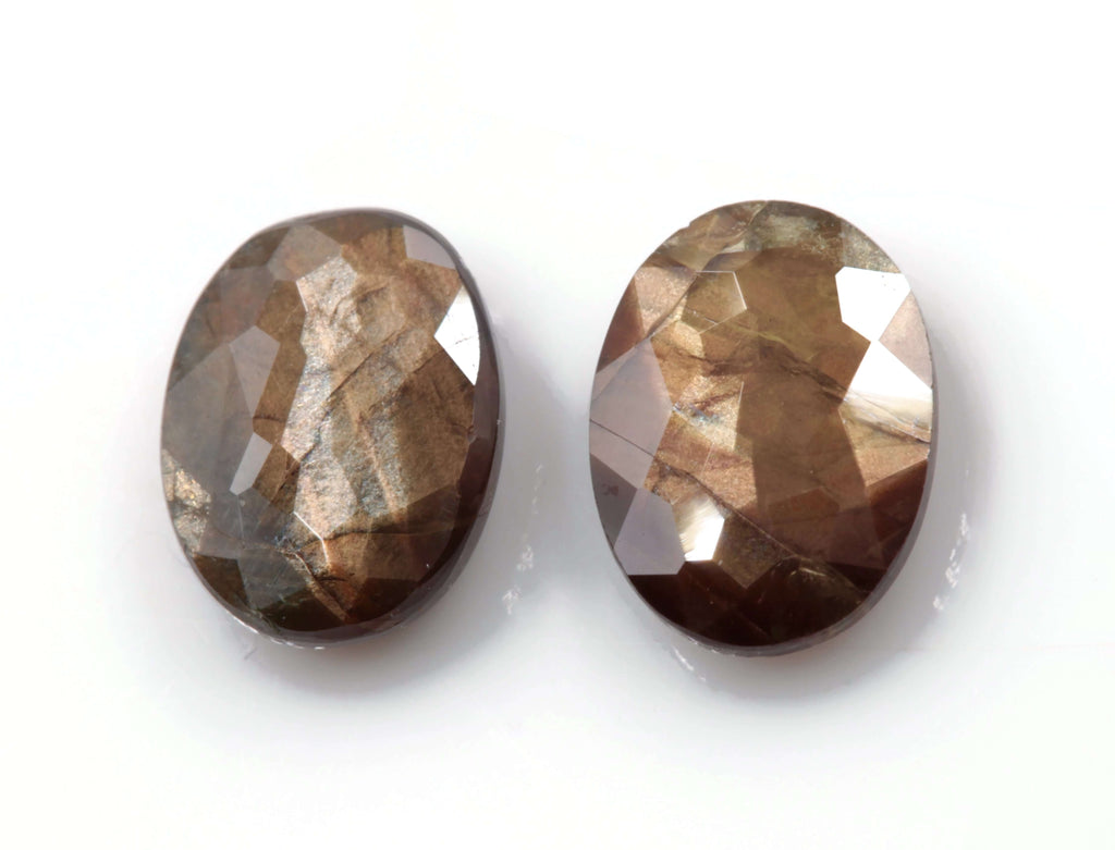 Gold Sheen Sapphire 8x6mm-Planet Gemstones