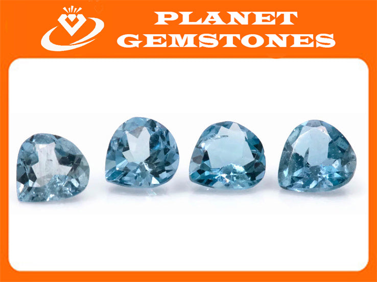 Natural Aquamarine 5mm, 0.34ct-Aquamarine-Planet Gemstones