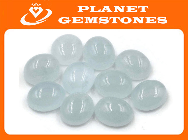 Natural Aquamarine 12x10mm-Aquamarine-Planet Gemstones