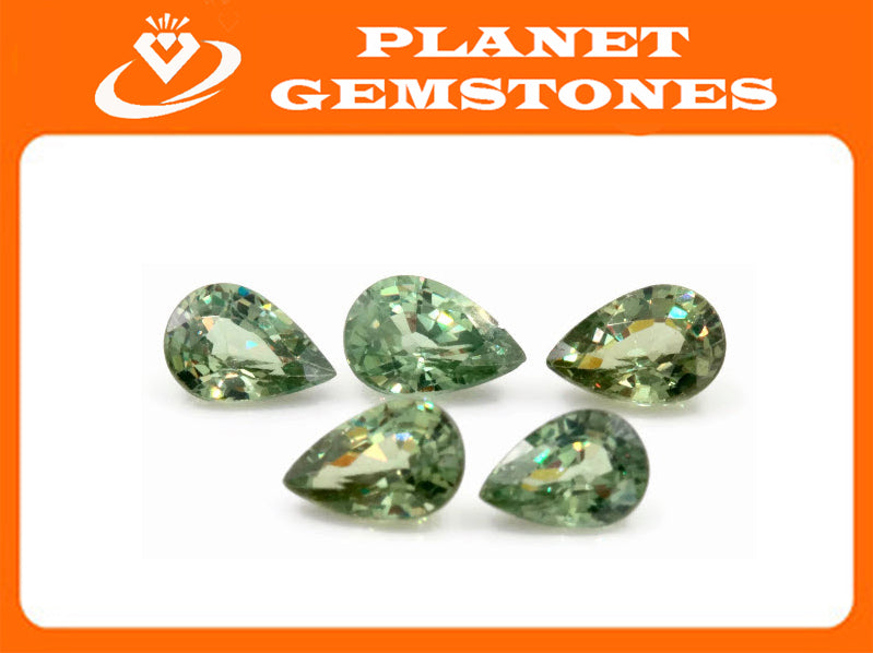 Natural Demantoid Garnet Gemstone Garnet Demantoid Garnet January Gemstone 4x6mm PE Loose Stone SKU:00111366-Planet Gemstones