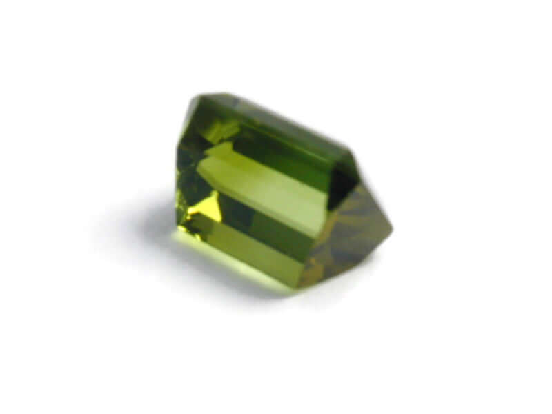 Green Tourmaline Octagon shape-Tourmaline-Planet Gemstones