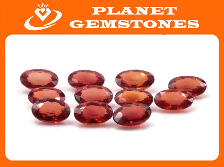 Red Sapphire Oval 6x4mm-Planet Gemstones