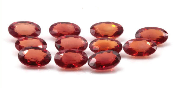 Natural Sapphire Sapphire Gemstone Faceted Sapphire Loose Stone loose sapphire Birthstone Sapphire Red Sapphire oval shaped 0.60ct 6x4mm-Planet Gemstones