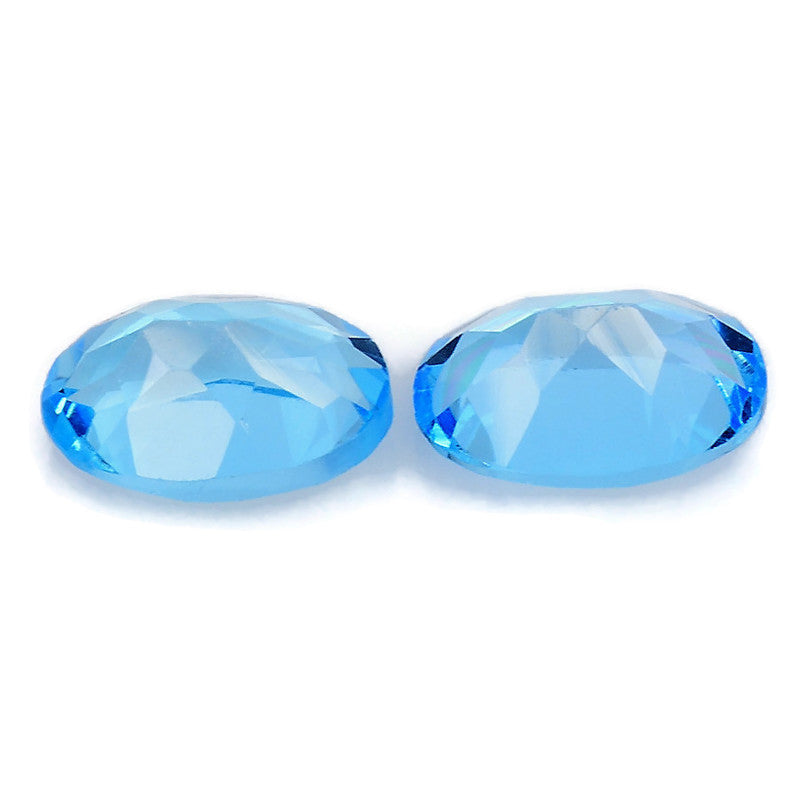 Topaz Oval 7X5mm-Blue Topaz-Planet Gemstones