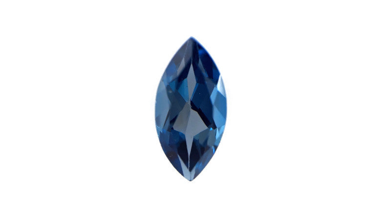 Natural Blue Topaz Gemstone Genuine Blue Topaz Faceted November Birthstone Blue Topaz Loose Blue Topaz 10x5mm 1.45cts SKU:114468-Blue Topaz-Planet Gemstones