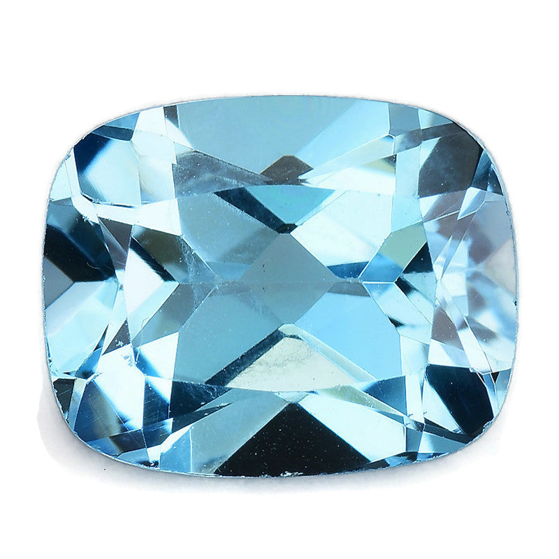 Topaz Cushion 10x8mm-Blue Topaz-Planet Gemstones