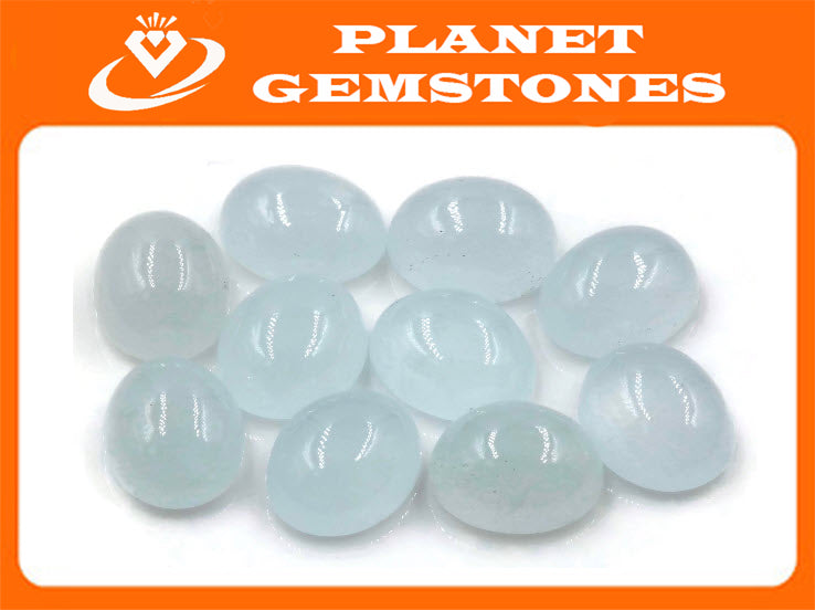 Aquamarine 10x8mm-Aquamarine-Planet Gemstones