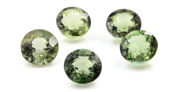 Green Tourmaline Round 6.5mm-Tourmaline-Planet Gemstones