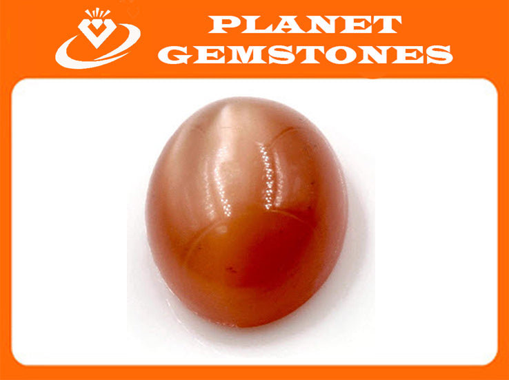 Natural Moonstone Orange moonstone Moonstone June Birthstone Moonstone DIY jewelry Supplies Moonstone OV 12x10mm Approx 6ct SKU:113199-Planet Gemstones