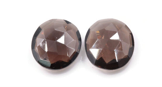 Natural Quartz Natural Smoky Quartz Smoky Vintage Quartz DIY Jewelry Loose Stone Smoky Quartz Smokey Quartz Oval 14x12mm 9ct SKU:113053-Planet Gemstones