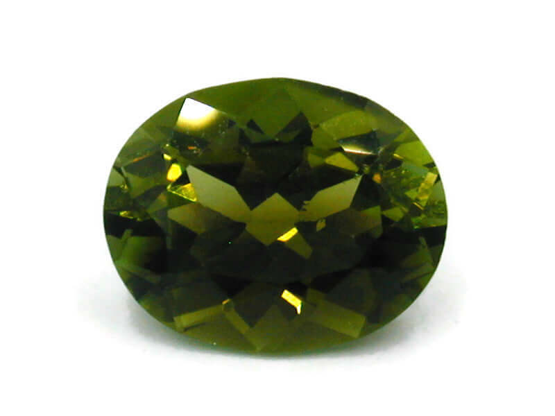 Green Tourmaline Oval 12x9mm-Tourmaline-Planet Gemstones