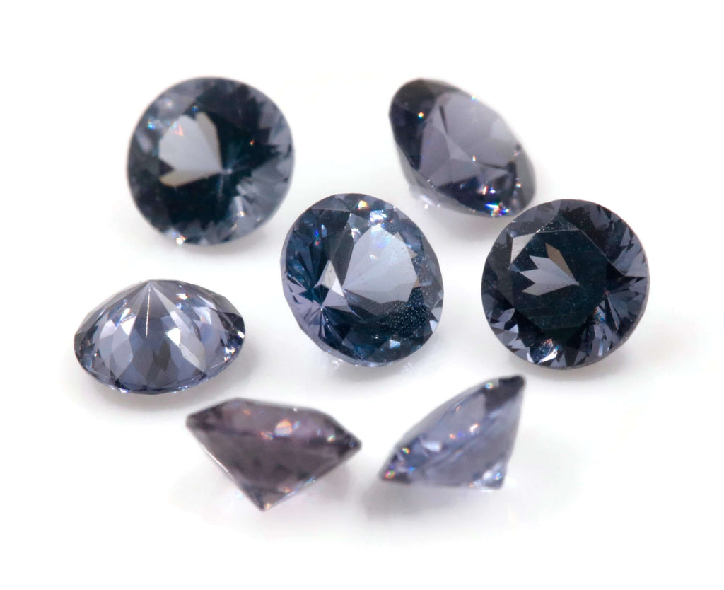 Purple Spinel Round 4mm-Spinel-Planet Gemstones