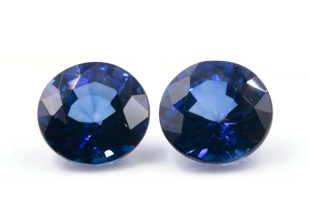 Natural Blue Sapphire Variety Sapphire Gemstone RD 8mm Genuine Sapphire loose sapphire Blue Sapphire Certified sapphire SKU:112559-Sapphire-Planet Gemstones