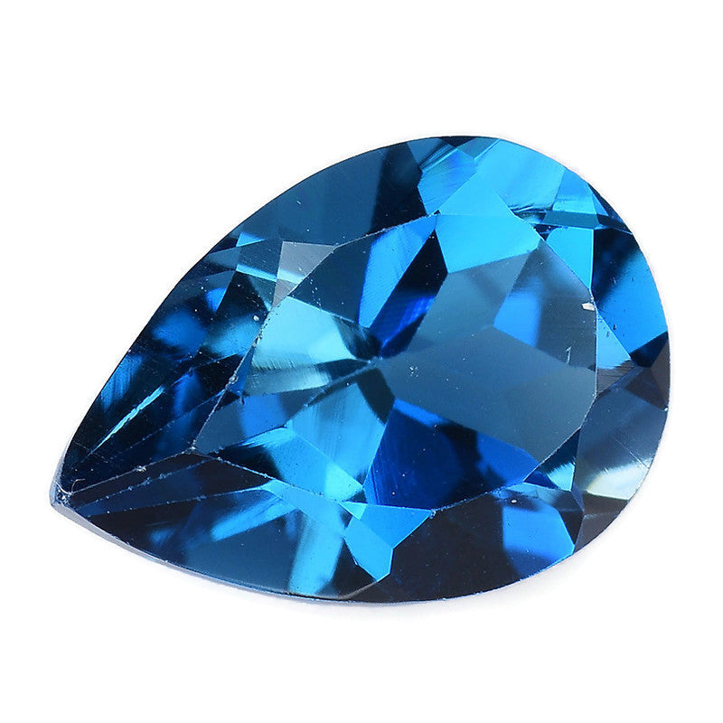 Natural Blue Topaz Gemstone Genuine Blue Topaz Faceted November Birthstone Blue Topaz London Blue Topaz 7x10mm 2.15cts SKU:114465-Blue Topaz-Planet Gemstones