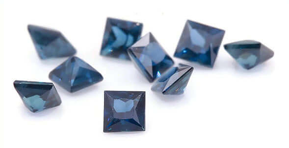 Blue Sapphire 2.75mm 0.30ct Square Cushion Sapphire Gemstone Genuine Sapphire for Sapphire Jewelry loose sapphire Birthstone-Planet Gemstones