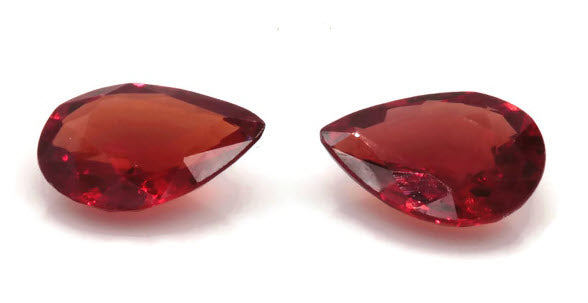 Natural Sapphire Sapphire Gemstone Faceted Sapphire Loose Stone loose sapphire Birthstone Sapphire Red Sapphire Pear shaped 0.65ct 5x7mm-Planet Gemstones