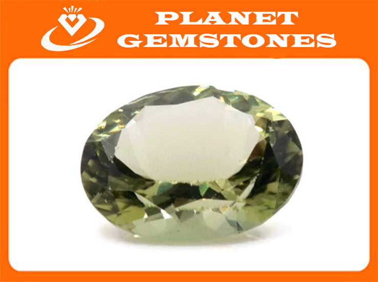 Green Tourmaline Oval 9x7mm-Tourmaline-Planet Gemstones