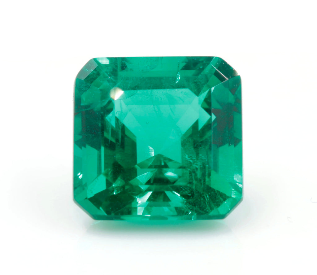 Natural Emerald Colombian Emerald May Birthstone Genuine Emerald Emerald Gemstone Emerald Green Emerald Asscher cut 7mm SKU:114541-Emerald-Planet Gemstones
