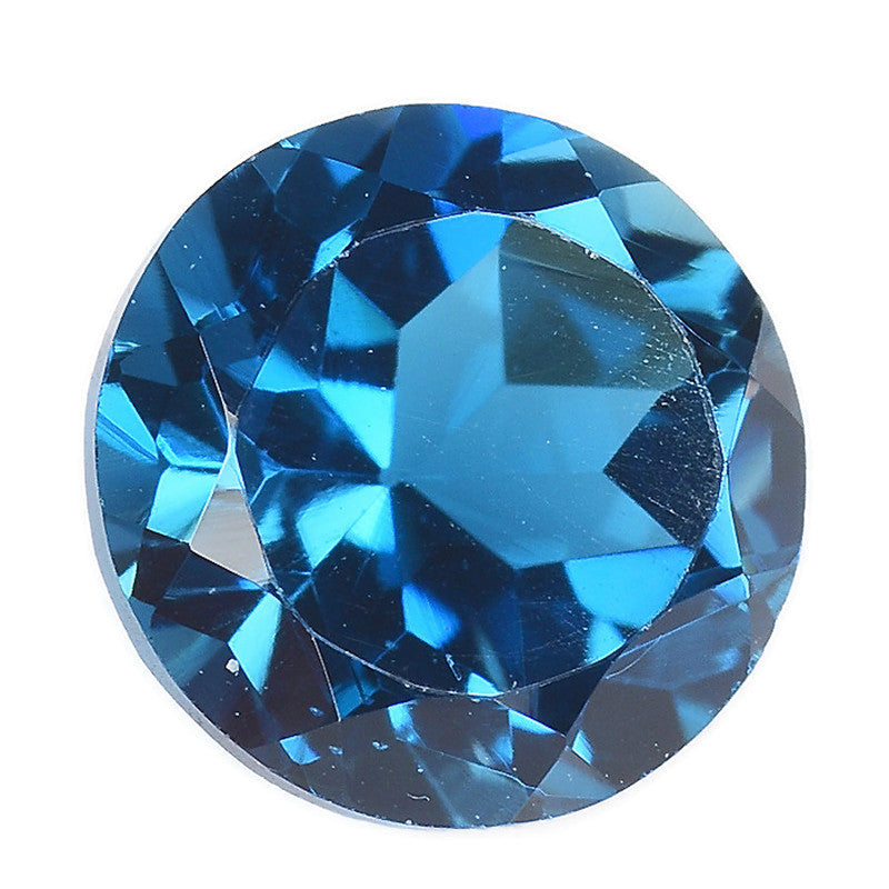 Natural Blue Topaz Gemstone Genuine Blue Topaz Faceted November Birthstone Blue Topaz London Blue Topaz 7mm 1.70cts SKU:114463-Blue Topaz-Planet Gemstones