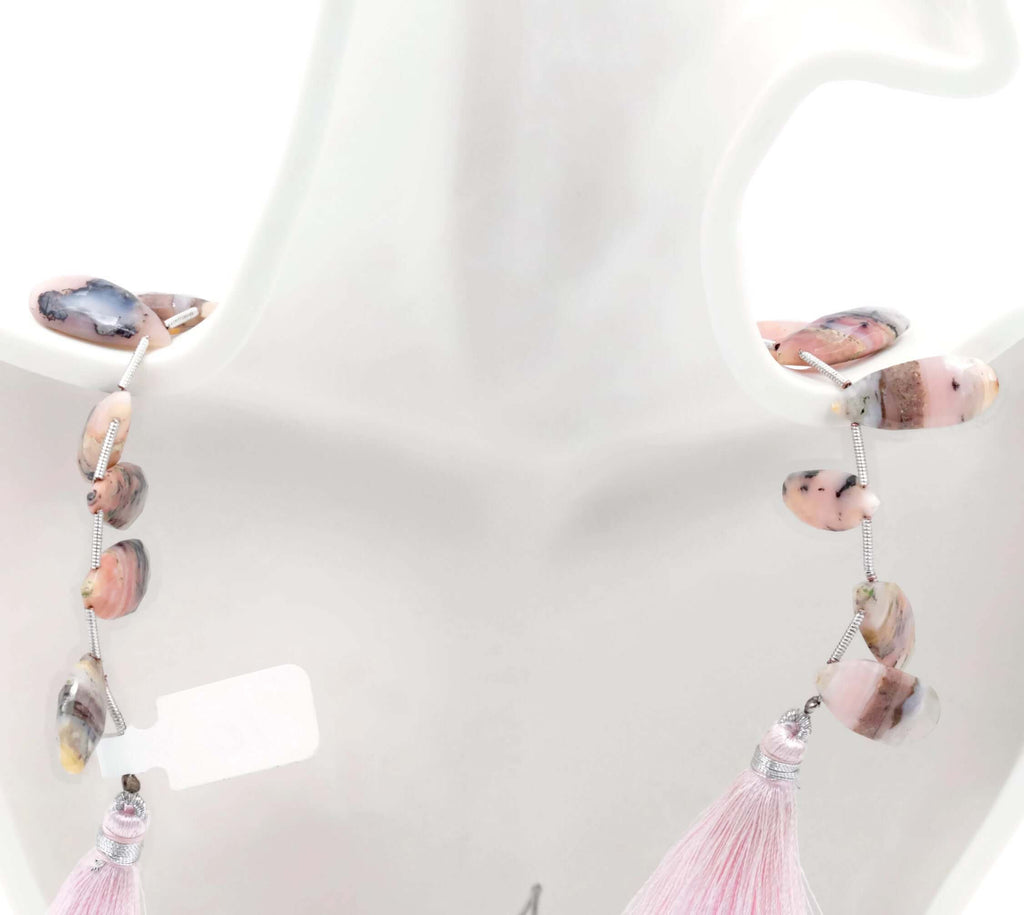 Amazing Bicolored Pink Opal, Pear shape, Natural Opal Loose Beads Pink Opal Beads Rare Quality Beautiful Item SKU:108540,108541-opal-Planet Gemstones